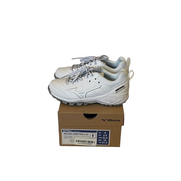 NIB Women’s Mizuno White Softball Size 5 - Picture 1 of 8